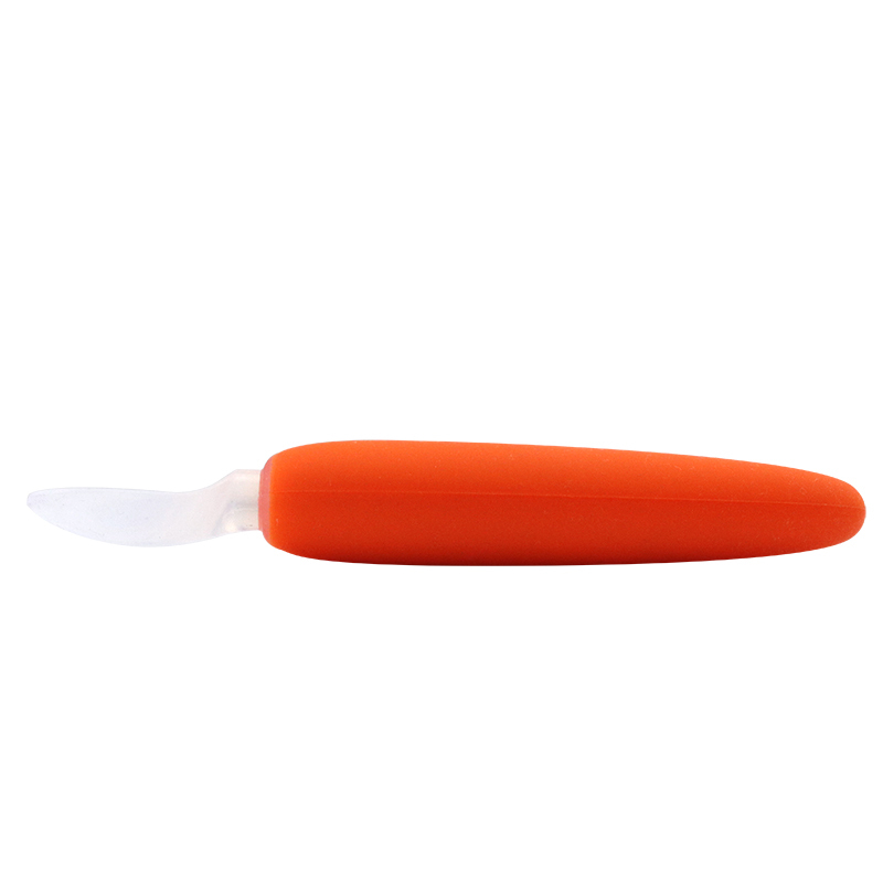 Haakaa: Silicone Baby Food Spoon - Orange image