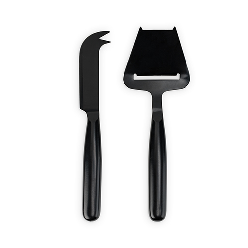 True Nero Matte Black Cheese Knives (Set of 2) at Mighty Ape NZ