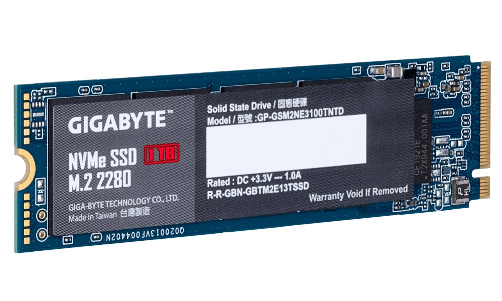 1TB Gigabyte M.2 NVMe SSD image