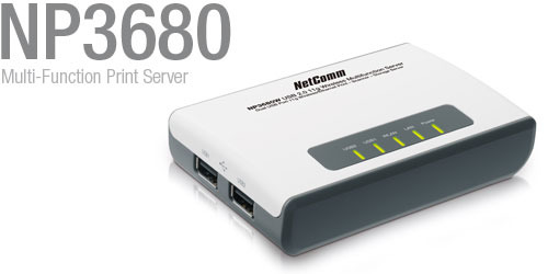 NetComm NP3680 Multi-Function USB Print Server