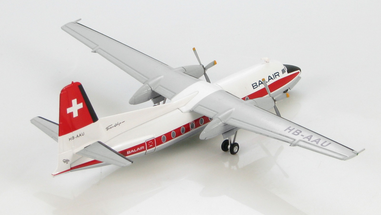 Fokker F-27 Friendship Balair HB-AUU 1/200 Diecast Model