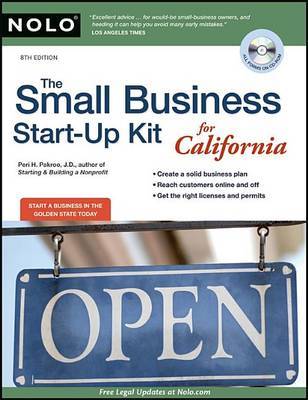 The Small Business Start-Up Kit for California by Peri Pakroo image