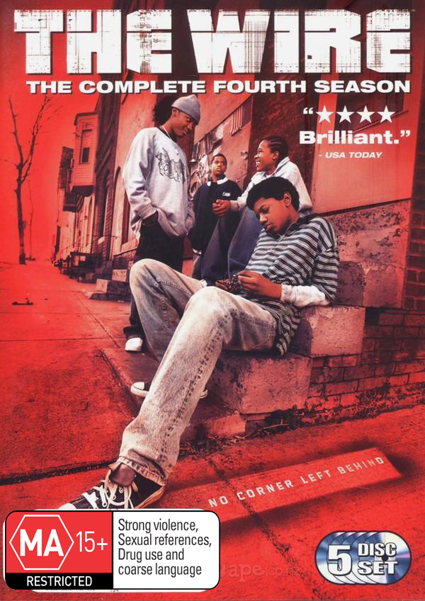The Wire - The Complete 4th Season (5 Disc Set) on DVD image