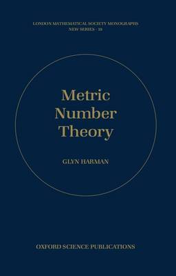 Metric Number Theory by Glyn Harman image