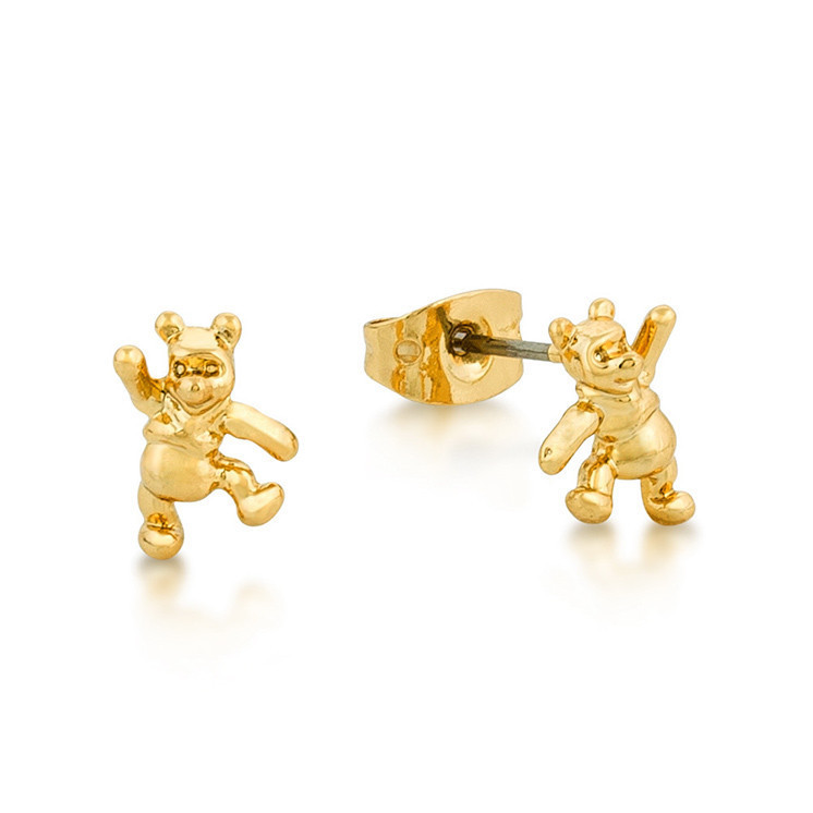 Couture Kingdom: Disney Junior Winnie the Pooh Studs - Yellow Gold