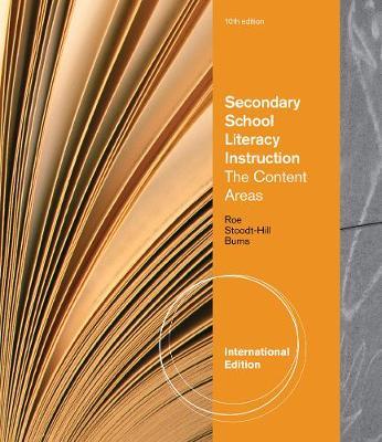 Secondary School Literacy Instruction, International Edition by Barbara Stoodt-Hill image