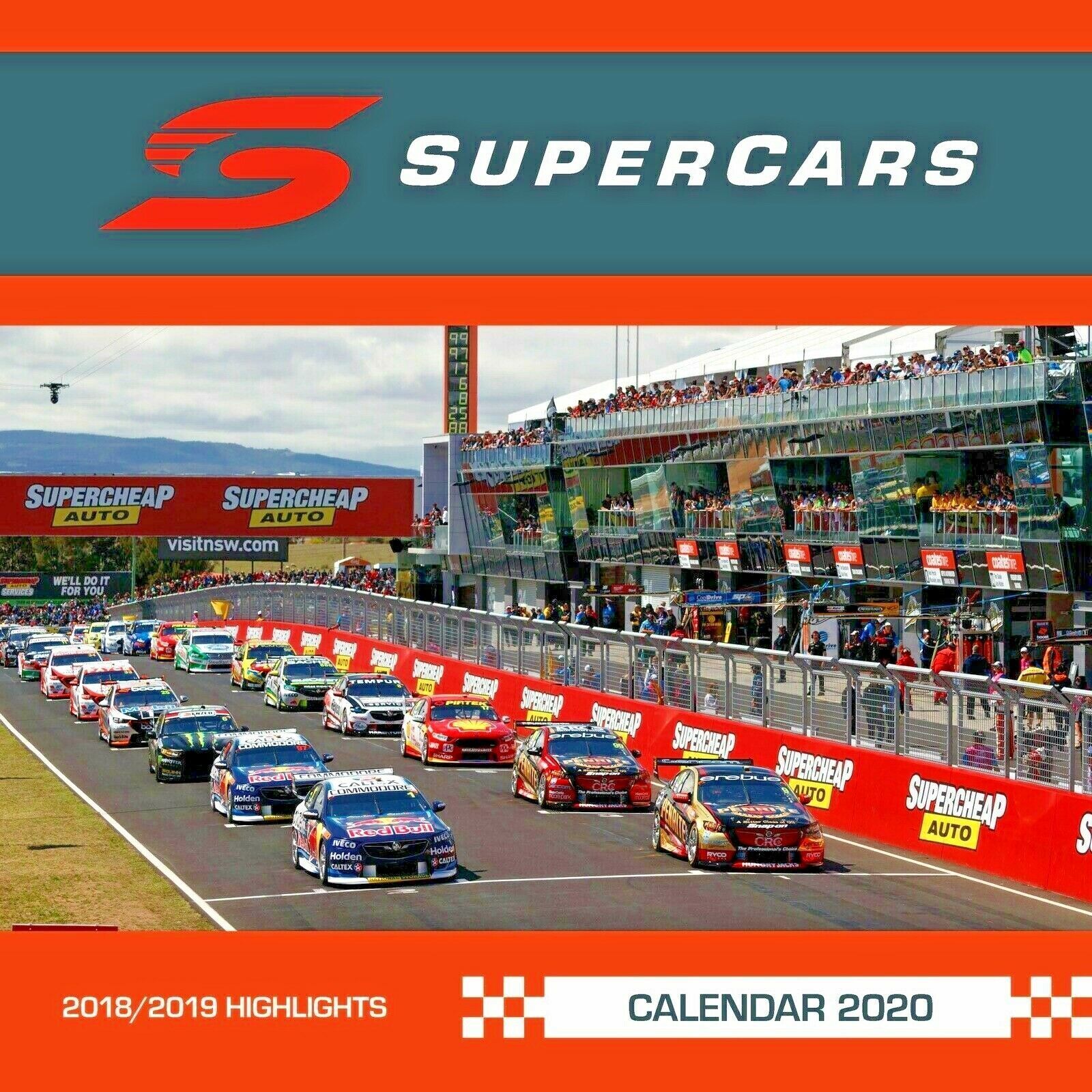 Supercars 2020 Square Wall Calendar image