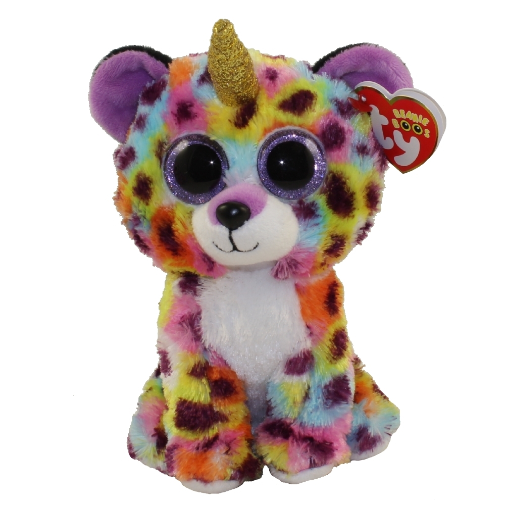 Buy Ty Beanie Boo - Rainbow Leopard at Mighty Ape NZ