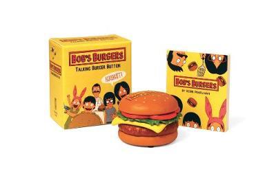 Bob's Burgers Talking Burger Button on Paperback by Running Press