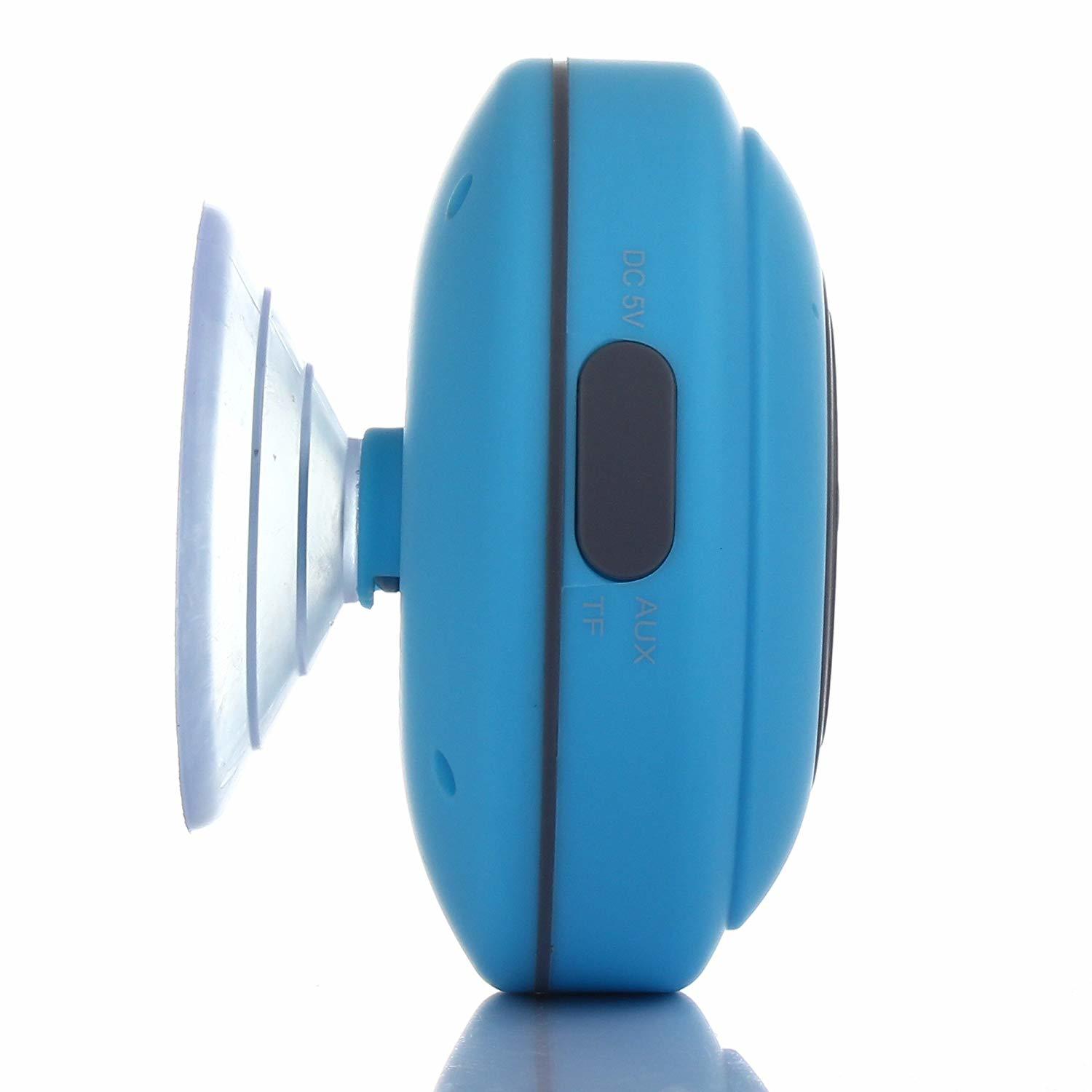 Ape Basics Waterproof Portable Shower Bluetooth Speakers - Blue image