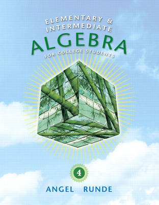 Elementary and Intermediate Algebra for College Students by Allen R. Angel image