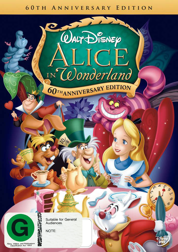 Alice in Wonderland: 60th Anniversary Edition on DVD