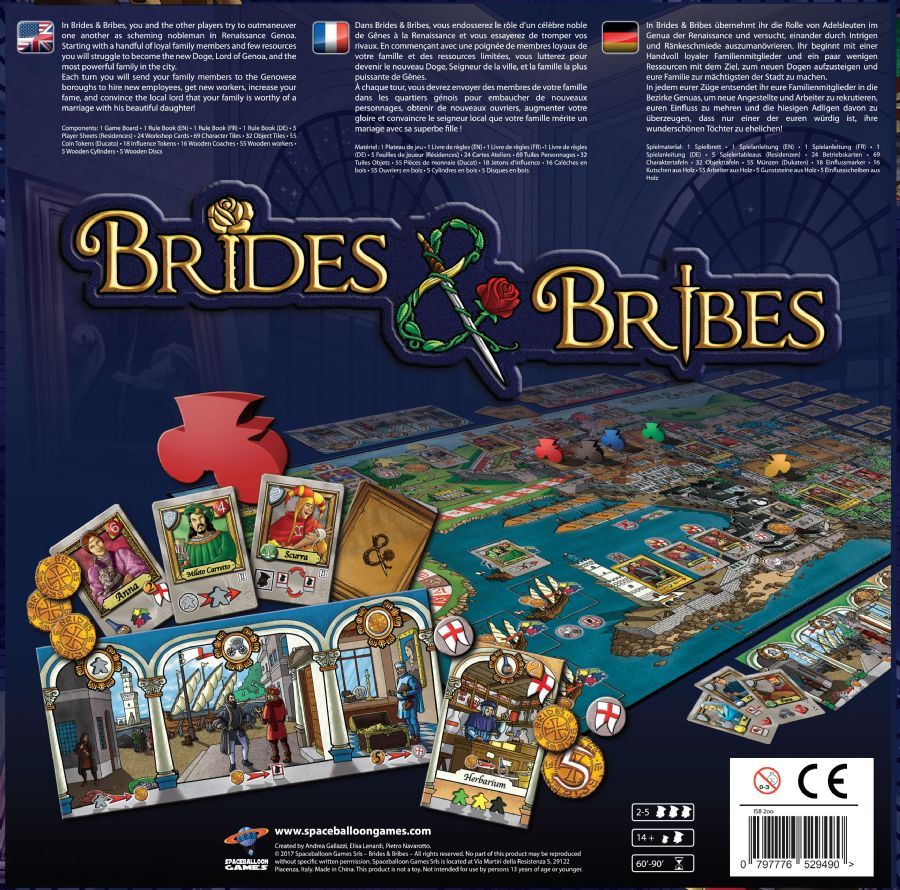 Brides & Bribes - Board Game image