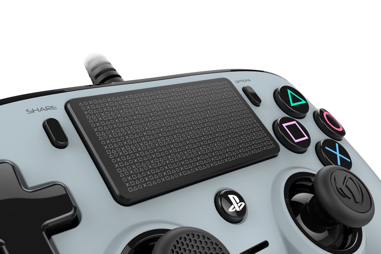 Nacon PS4 Wired Gaming Controller - Grey for PS4 image