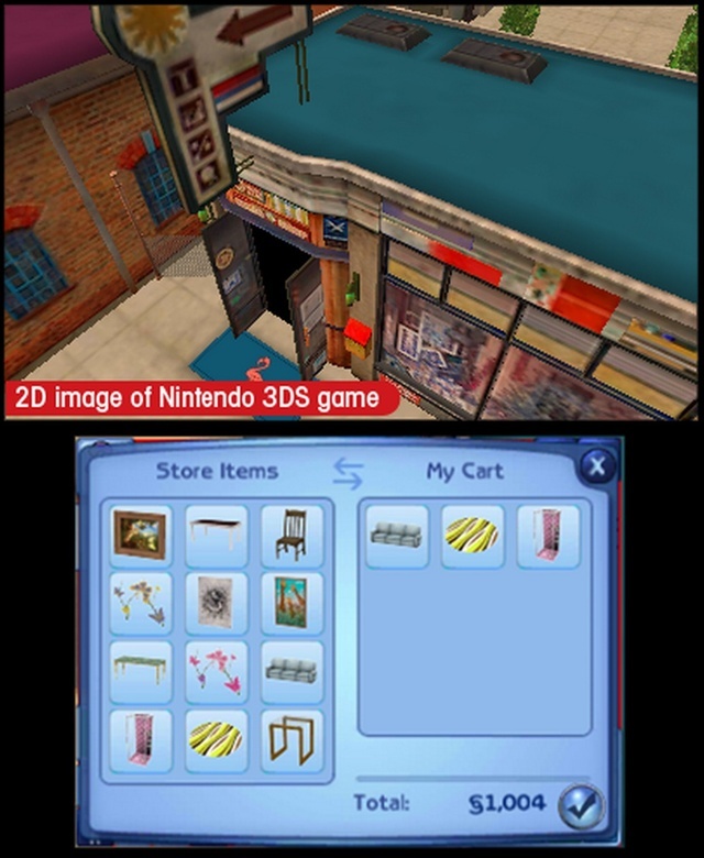 The Sims 3 for 3DS image