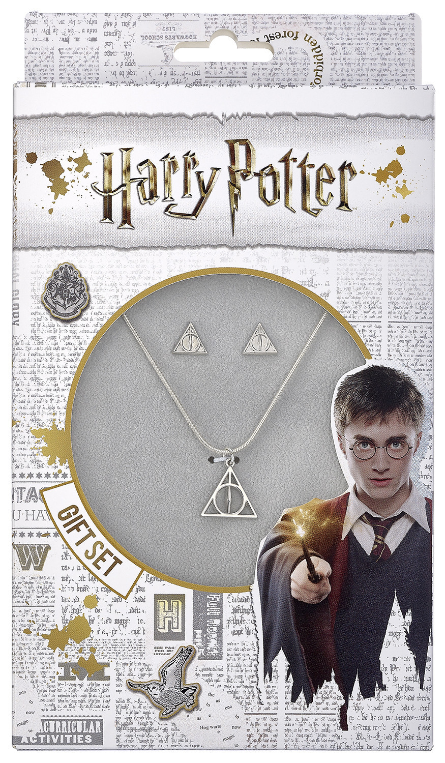 Harry Potter: Necklace & Earring Set - Deathly Hallows image