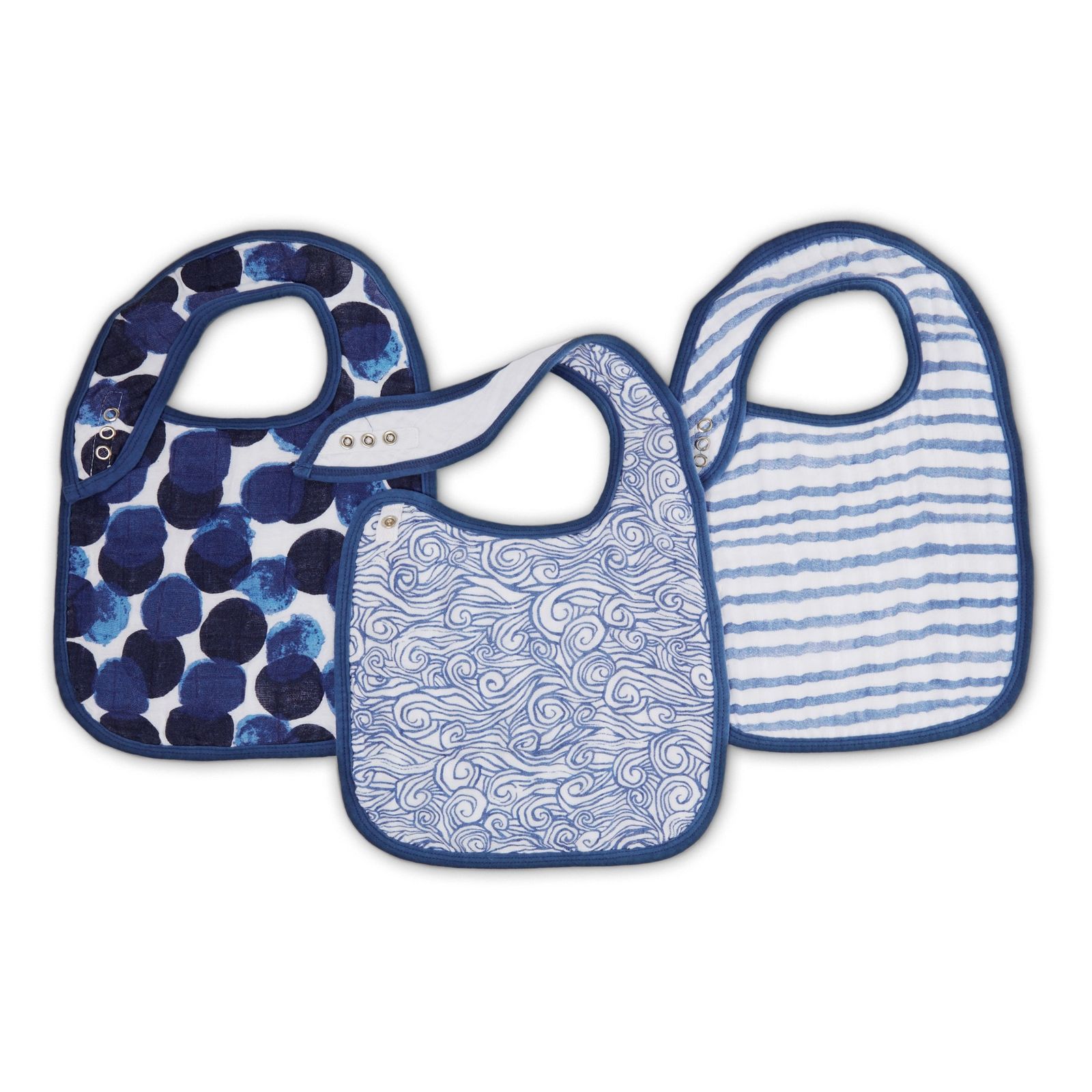Aden + Anais: Classic Snap Bib - Seafaring (3 Pack) image