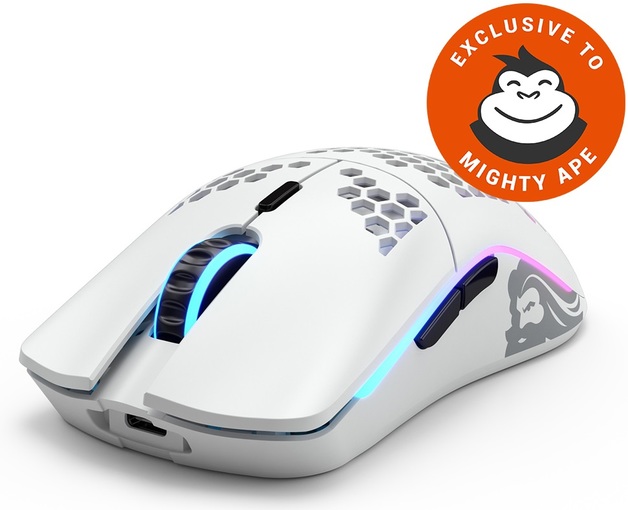 Glorious PC Gaming Model O Wireless Mouse (Matte White) for PC