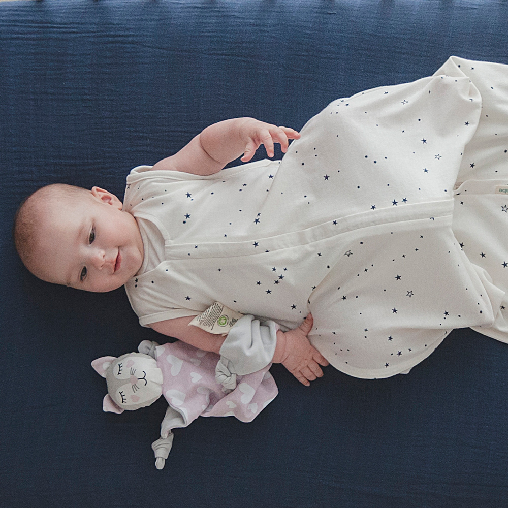 Woolbabe: Summer Weight Sleep Bag - Midnight Stars (3-24 Months) image