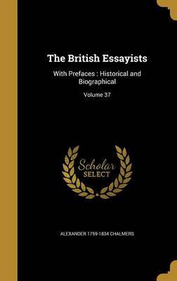The British Essayists by Alexander 1759-1834 Chalmers image