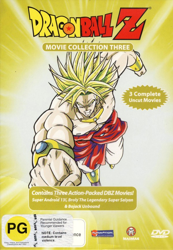 Dragon Ball Z - Movies 7-9 (3 Disc Box Set) on DVD image