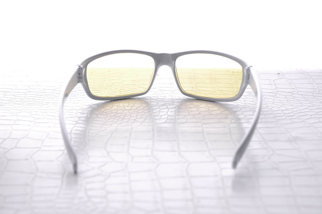 NoScope Minotaur Computer Gaming Glasses - Frost White on PC