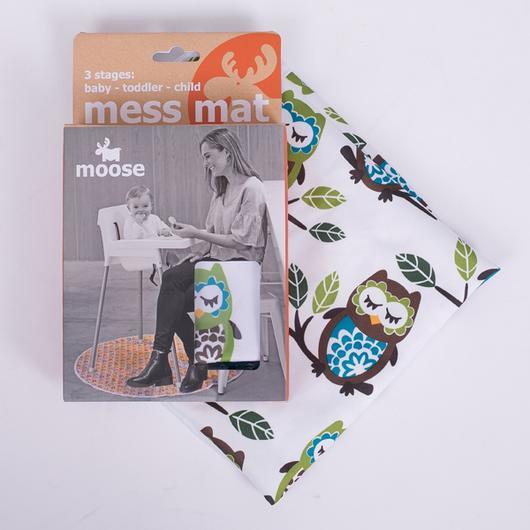 Moose Mess Mat - Owl image