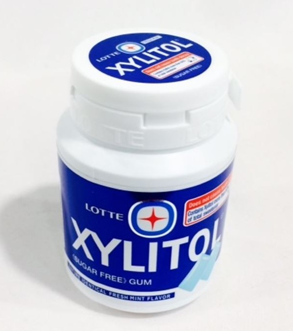 LOTTE Xylitol Fresh Mint Sugar Free Chewing Gum 58g image