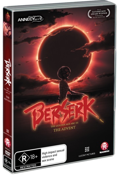 Berserk: The Golden Age Arc III - The Advent on DVD