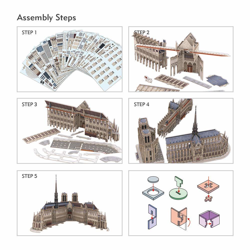 CubicFun 3D Puzzle: Architecture Expert - Notre Dame de Paris image