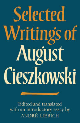 Selected Writings of August Cieszkowski image