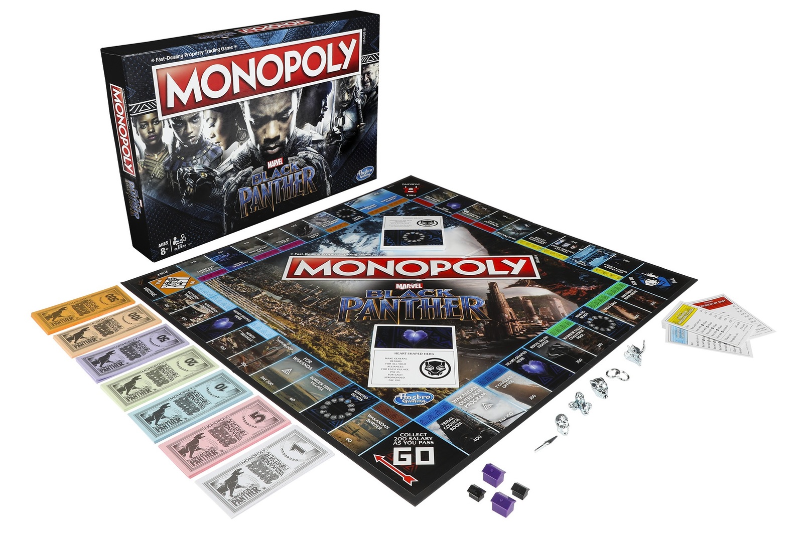 Marvel Toys: Monopoly - Black Panther Edition | Board Game | at Mighty ...