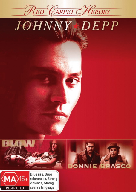 Red Carpet Heroes - Johnny Depp (Blow / Donnie Brasco) (2 Disc Set) on DVD image