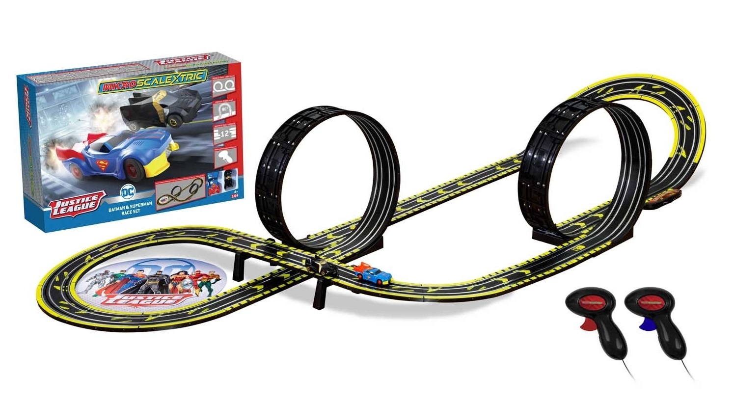 Justice League Micro Slot Car Set at Mighty Ape NZ