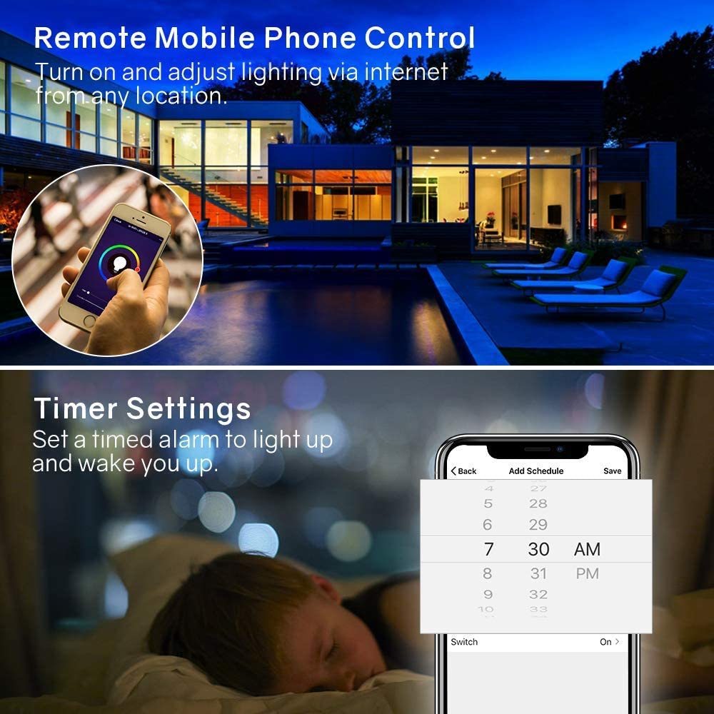 Smart Ape: WiFi App Controlled LED strip RGB 5M Kit image