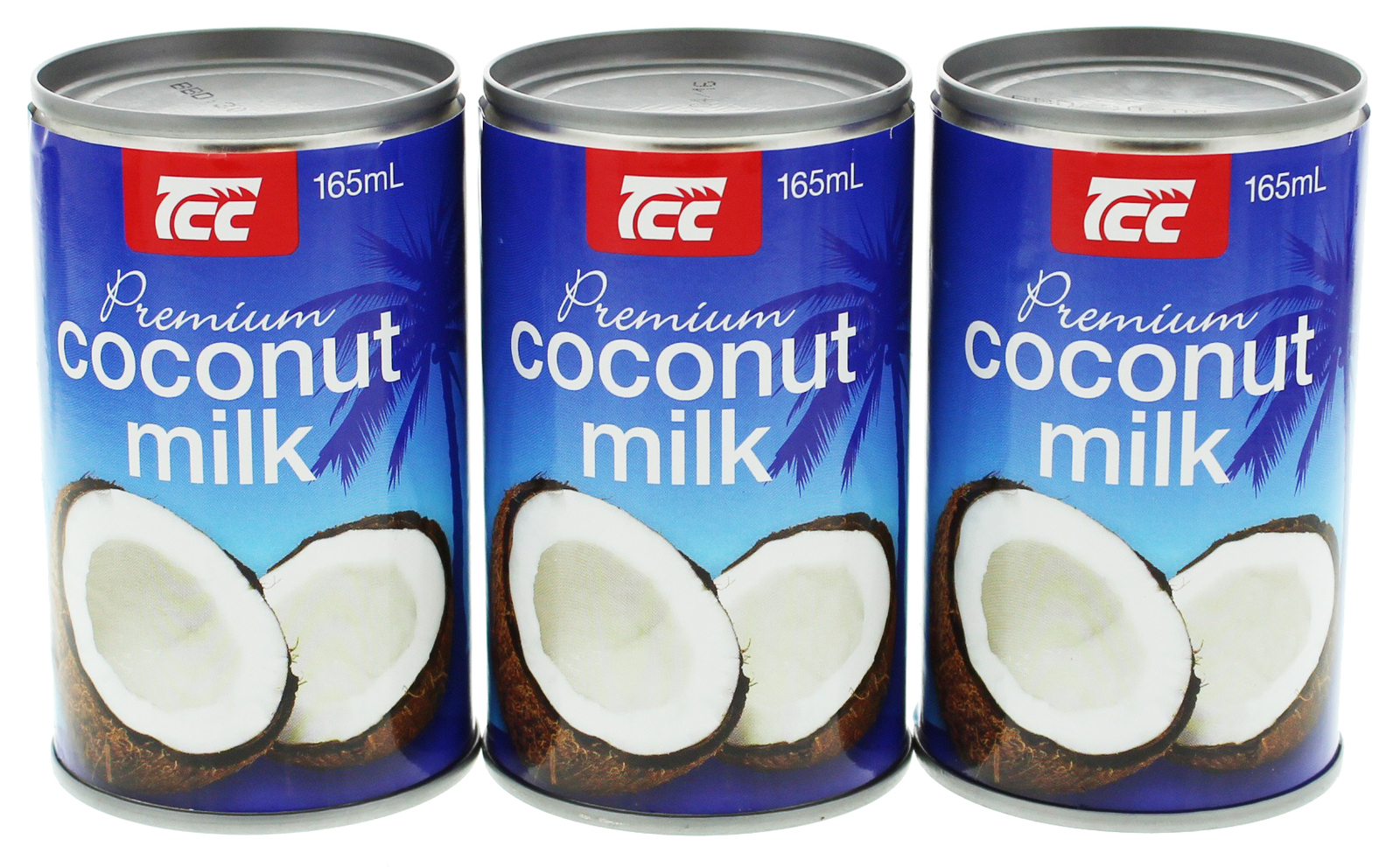 TCC Premium Coconut Milk 165ml Cans 3 pack at Mighty Ape NZ