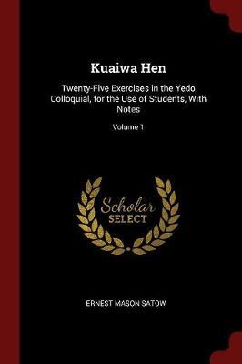 Kuaiwa Hen by Ernest Mason Satow image