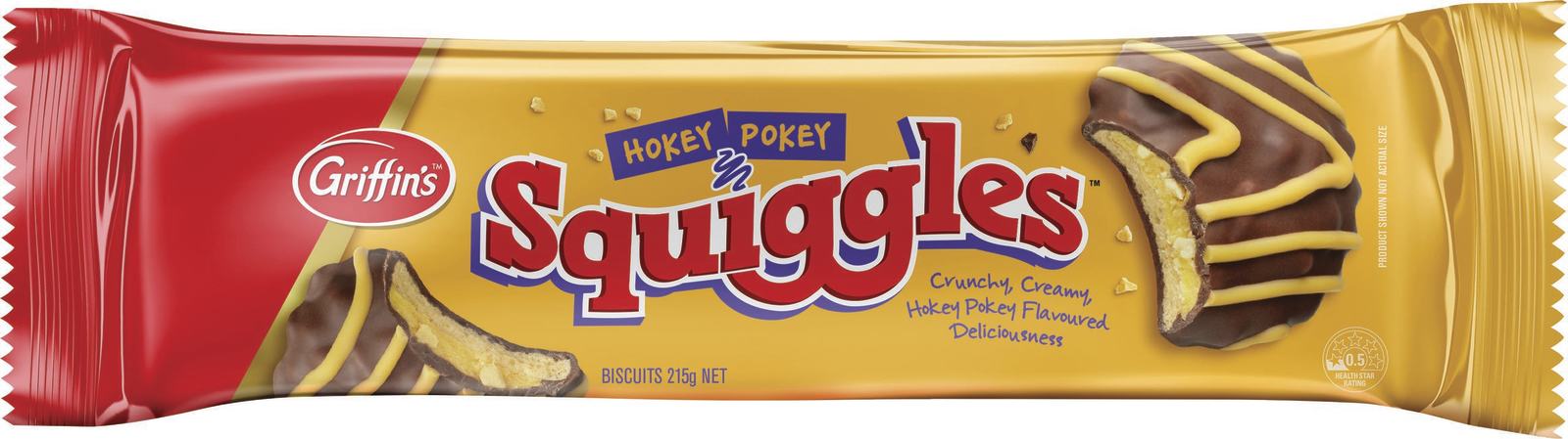 Griffin's Squiggles Hokey Pokey (215g) image