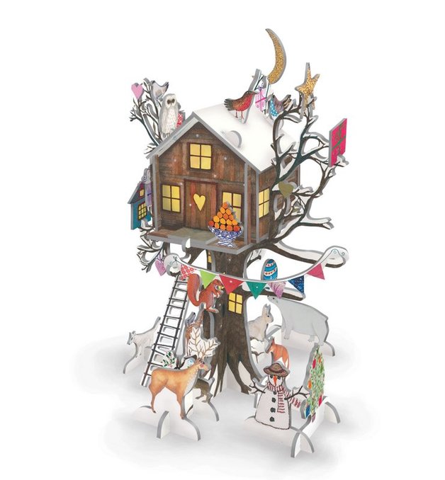 Buy Christmas Tree House Advent Calendar Pop N Slot At Mighty Ape NZ
