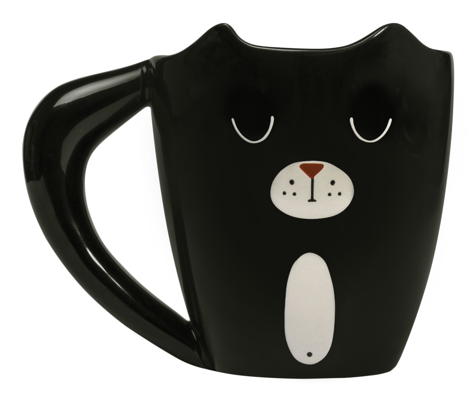 Thumbs Up: Black Cat Mug