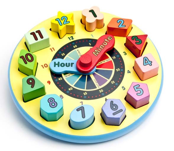 Buy Wooden Shape Sorting Clock Melissa & Doug at Mighty Ape Australia