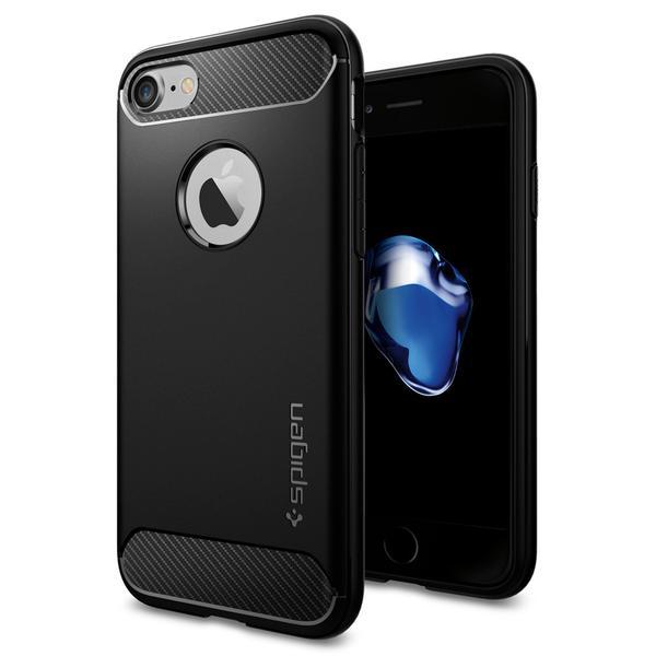 Spigen iPhone 7 Rugged Armor Case - Black image