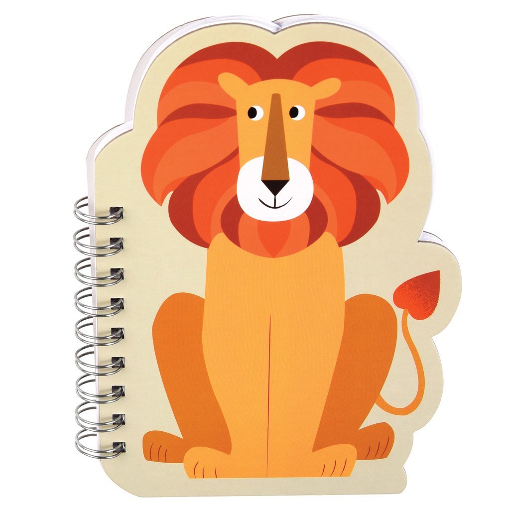 Colourful Creatures Spiral Notebook - Lion image