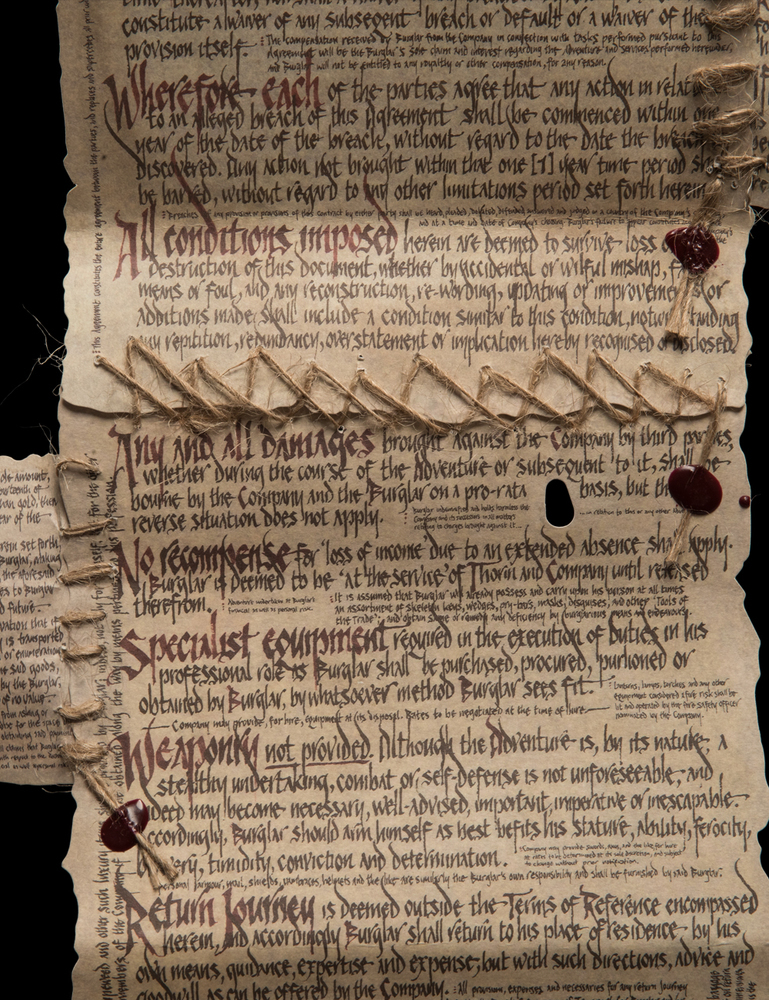 The Burglar Contract of Bilbo Baggins (mini) image