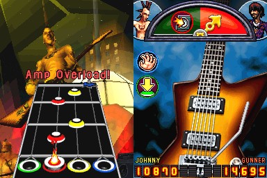 Guitar Hero: On Tour Decades Bundle (Game, Guitar grip) for Nintendo DS image