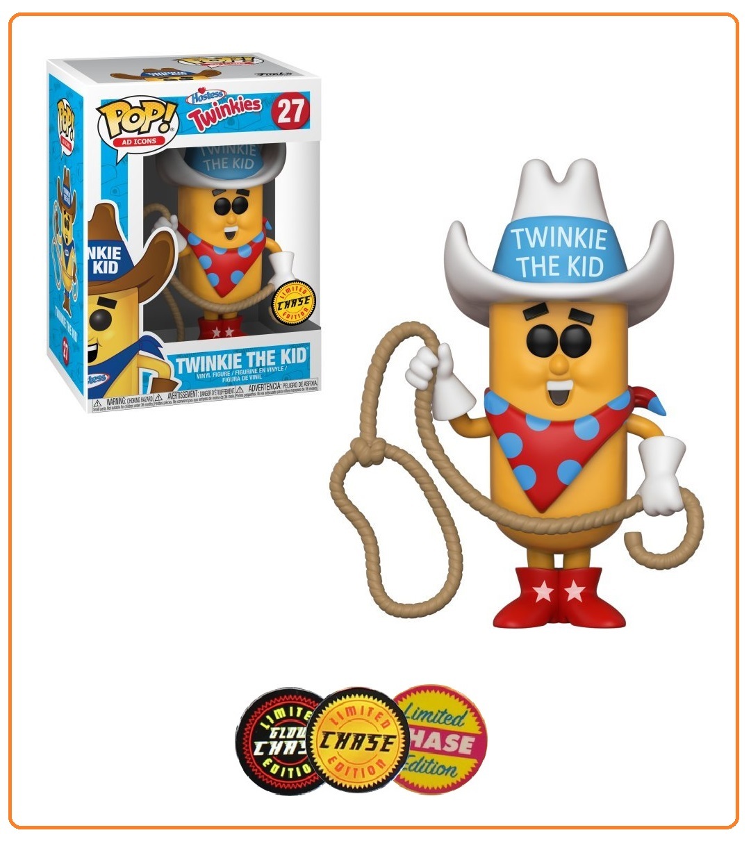 Ad Icons - Twinkie the Kid Pop! Vinyl Figure (with a chance for a Chase version!) image
