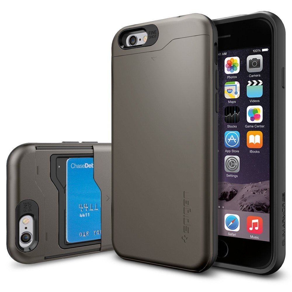 Spigen Slim Armour CS Case for iPhone 6 (Gunmetal)