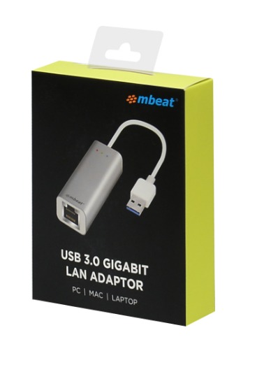 mbeat: USB 3.0 Gigabit LAN Adaptor for PC and MAC image