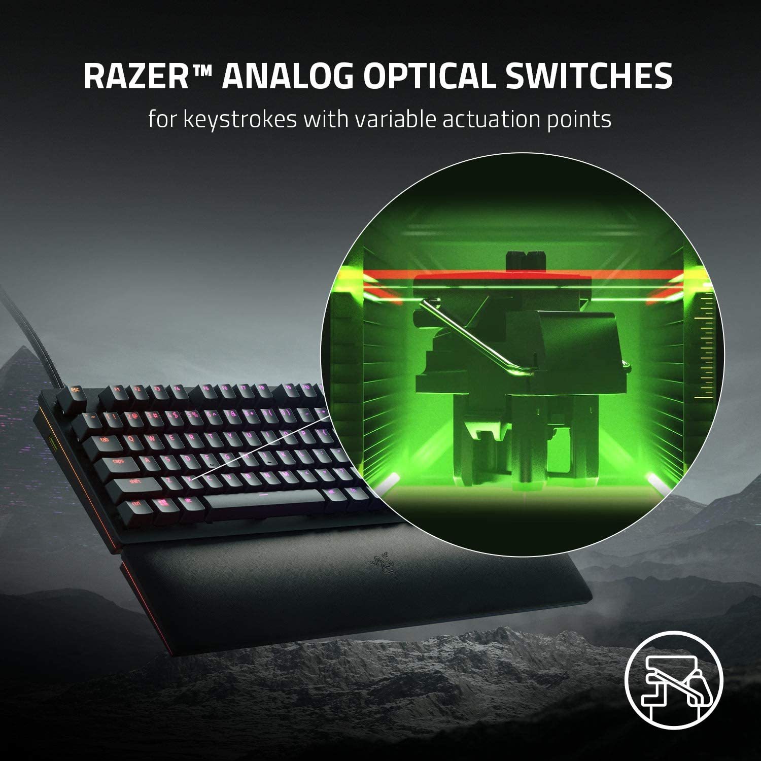 Razer Huntsman V2 Analog Optical Gaming Keyboard for PC image