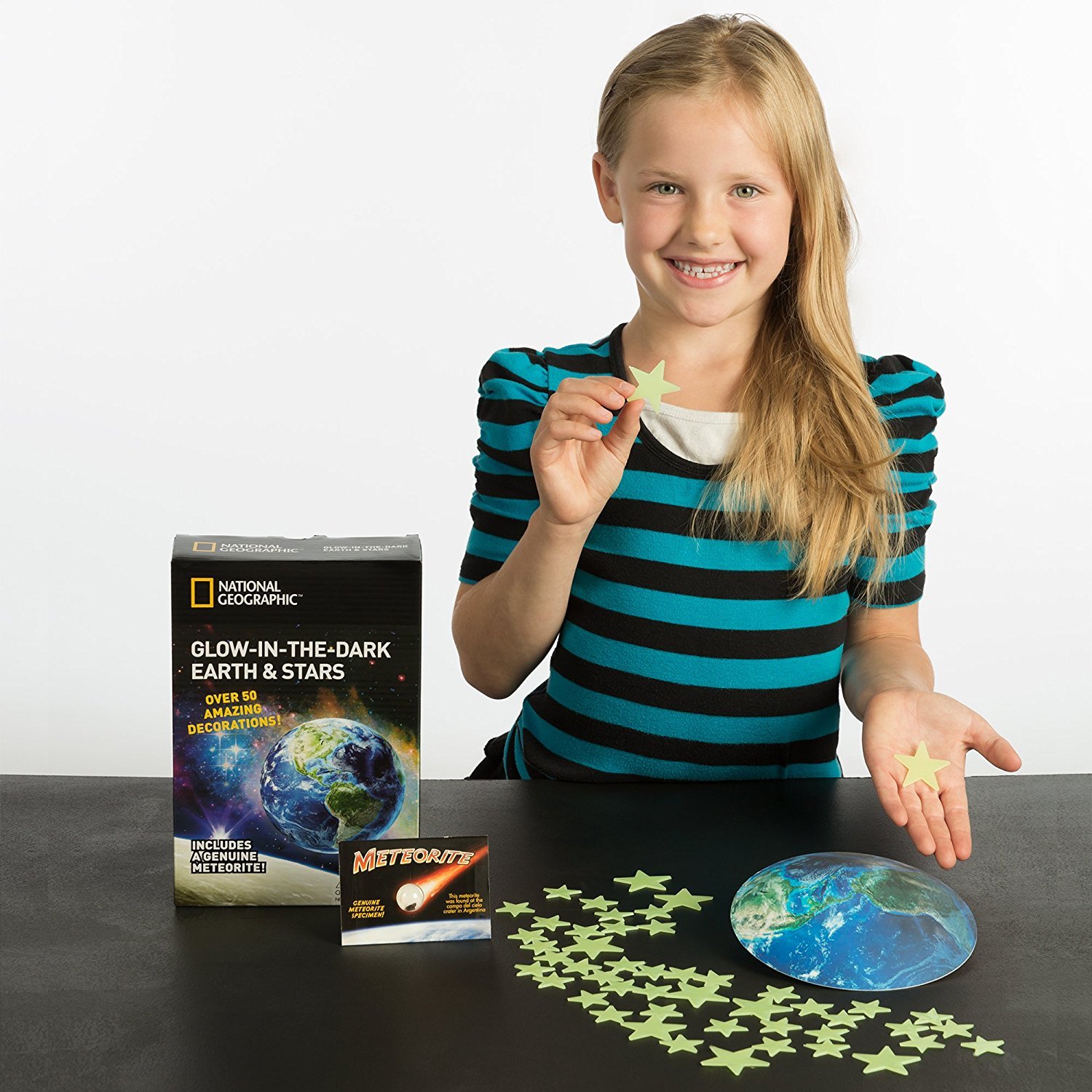 National Geographic: Glow in the Dark Earth & Stars - Science Kit image